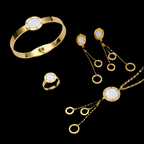 Conjunto de Joyería Popular de Acero Inoxidable.
