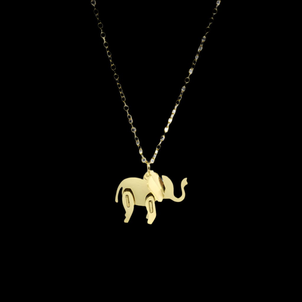 Cadena Estilo de Elefante de Acero Inoxidable.